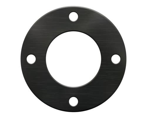 A custom rubber gasket designed for manufacturability.